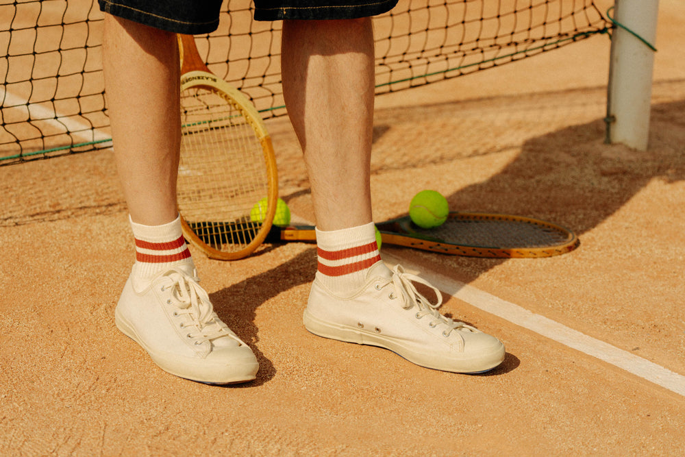 Nouvelle édition pour nos chaussettes de tennis… Et nouvelle matière respirante !
