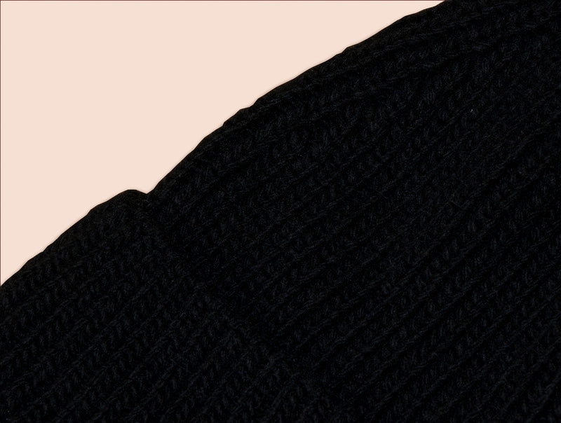 Pétrone bonnet homme zoom noir