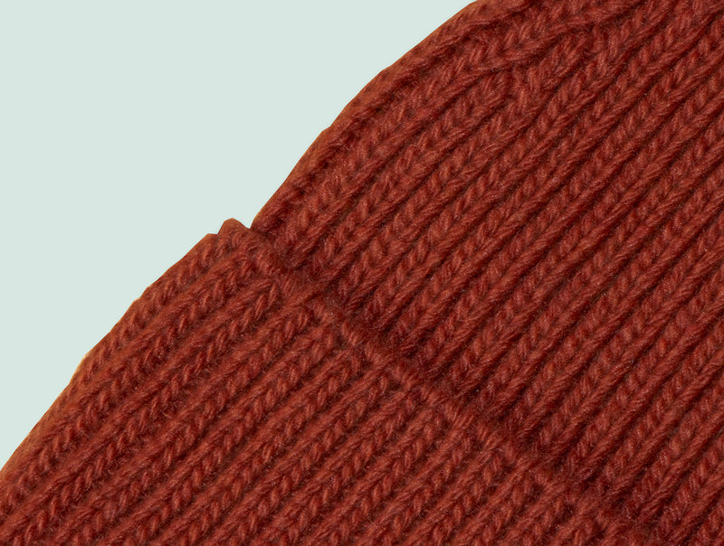 Pétrone bonnet homme zoom rouille