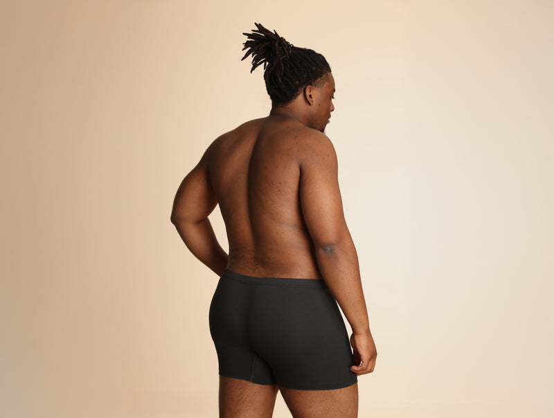 Pétrone boxer sport grandes tailles 3xl 4xl 5xl tencel gris anthracite homme