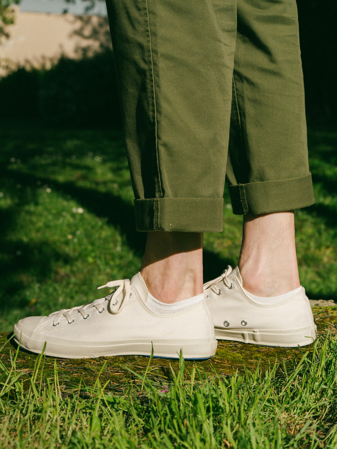 Pétrone socquettes lin coton blanc homme#couleur_blanc