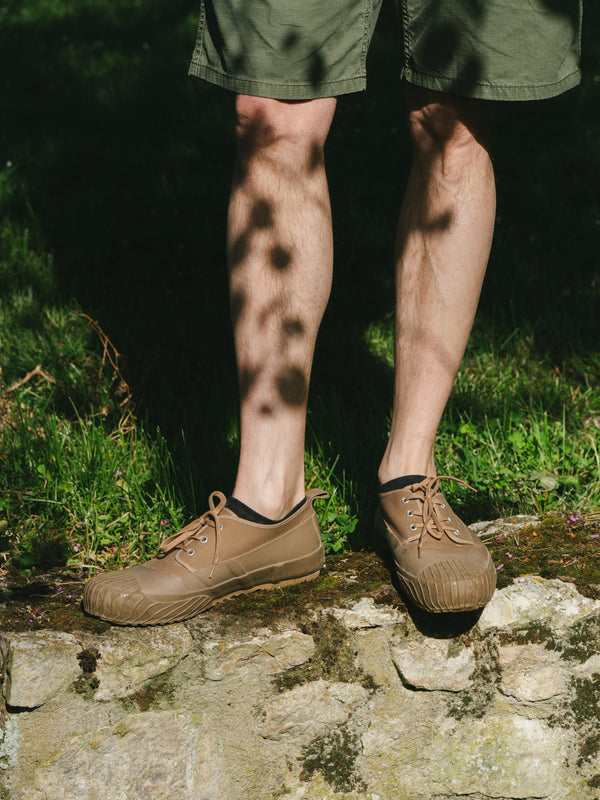 Pétrone socquettes lin coton noir homme