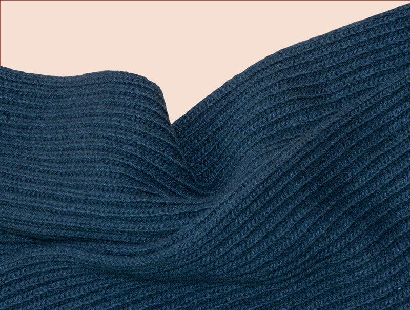 Pétrone écharpe homme zoom bleu pétrole