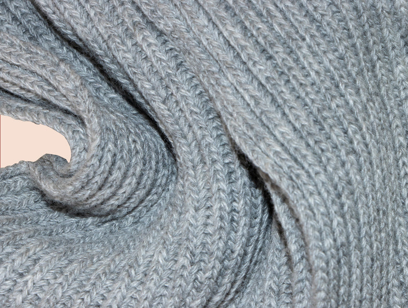 Pétrone écharpe homme zoom gris clair chiné