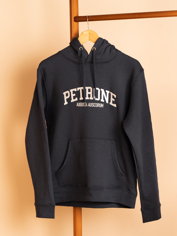 Pétrone sweat capuche hoodie homme Tencel coton bio bleu marine homme