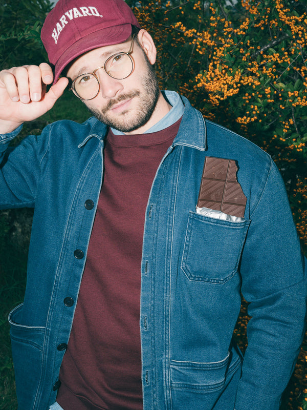Pétrone sweat homme Tencel coton bio bordeaux homme