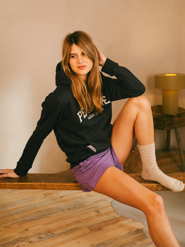 Pétrone short de pyjama lilas femme